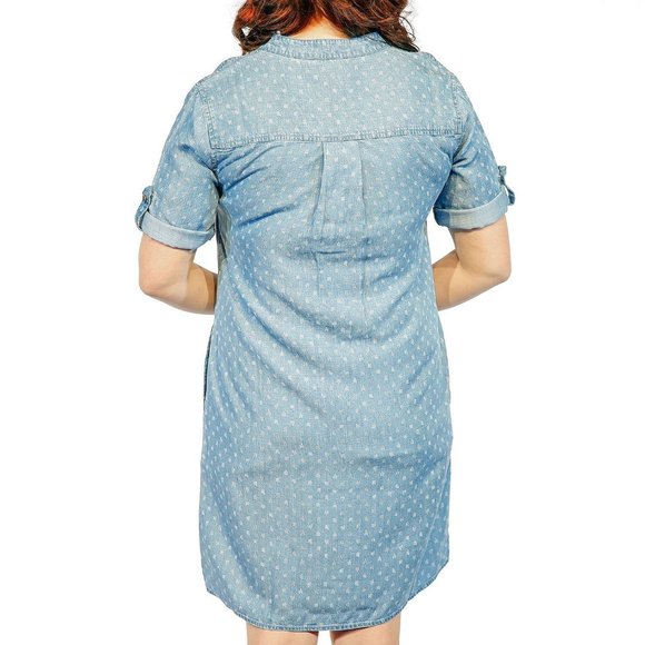 Cute Comfy  Philosophy Lace Up Tencel Shirt Dress - NWT - Medium - Picture 3 of 3